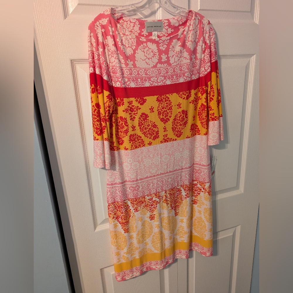 Colorful Floral Patterned Dress